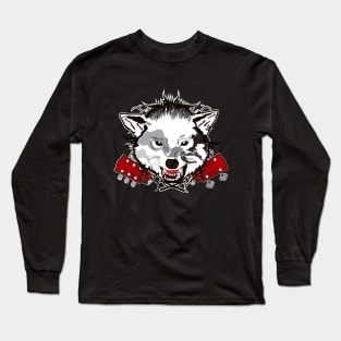 Wolf face Long Sleeve T-Shirt